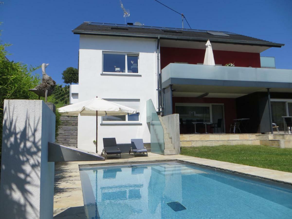 Gaestehaus Sommertal Mit Pool Im Garten, Eigener Parkplatz, 800M Zum Bodensee, 300M Zur Altstadt Meersburg Ngoại thất bức ảnh